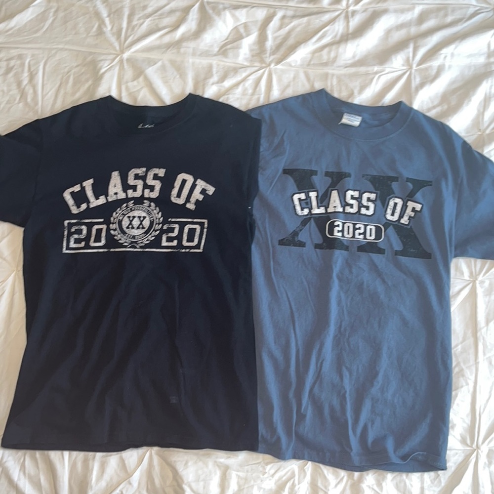 (4/$30) 2 class of 2020 tshirts